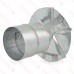 5" Galvanized Rain Cap (Shanty Cap), 26 GA..