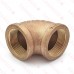 1-1/4" FPT Brass 90° Elbow, Lead-Free