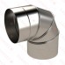 4" Flex-Ready 90° Adjustable Swivel Offset Adapter/Elbow for Chimney Liner, St. Steel