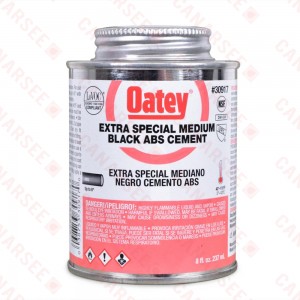 16 oz Medium-Body ABS Extra Special Cement w/ Dauber, Black