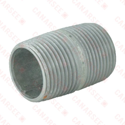3/4” x 1-1/2” Galvanized Steel Pipe Nipple
