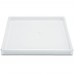32" x 30" x 2.5" DuraPan Washer/Water Heater Pan w/ Side Drain Elbow Fitting Assembly, Flock White