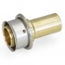 3/4" PEX Press x 1/2" Copper Fitting Adapter, Lead-Free Bronze