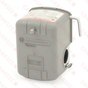 Water Pump Pressure Switch w/ LPCO, 40-60 psi, 1/4" FPT, Standard Duty..