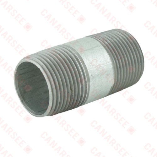 1” x 2-1/2” Galvanized Steel Pipe Nipple