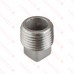 1/2" 304 Stainless Steel Square Head Plug, MNPT threaded
