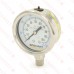 0-100 psi, 304 St. Steel Pressure Gauge, 2-1/2" Dial, 1/4" NPT (Lead-Free)..