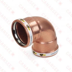 2-1/2" Press Close Turn Copper 90° Elbow, Made in the USA