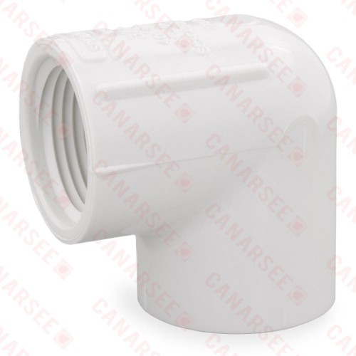 3/4" PVC (Sch. 40) FIP x FIP 90° Elbow