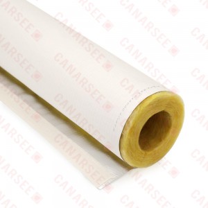 2-3/8" ID (2" IPS) x 1" Wall, Micro-Lok High Performance Fiberglass Pipe Insulation, 3ft