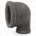 1-1/4" x 1/2" Black 90° Elbow (Imported)