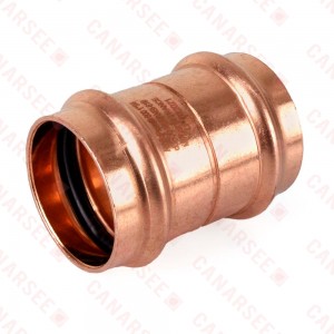 1-1/4" Press Copper Coupling, Made in the USA