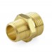 3/4" MGH x 1/2" MIP (tapped 1/2" SWT) Brass Adapter, Lead-Free (Bag of 25)