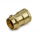 3/4" Press x Female Threaded Adapter, Lead-Free Brass, Imported