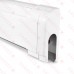 Right End Cap (Slotted/Wall Trim) for Multi/Pak 80, Hinged, 4" wide