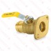 1-1/4" Press Flange Isolator Valve with Additional T-Handle LF