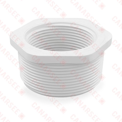 3" x 2-1/2" PVC (Sch. 40) MIP x FIP Bushing