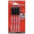 (Pack of 4) Ultra Fine Point Inkzall Jobsite Pens, Black