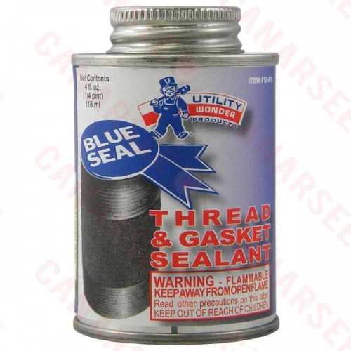 Blue-Seal Pipe Joint Sealant w/ Brush Cap, 4 oz (1/4 pint)
