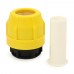 1" Compression Cap for SDR-11 Yellow PE Gas Pipe