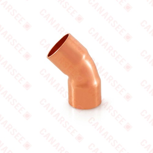 1/2” Copper, 45° Elbow