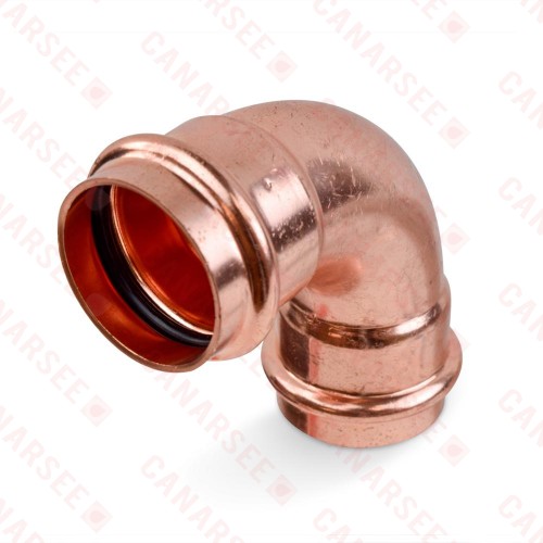 1-1/2" Press Copper 90° Elbow, Imported