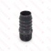 1" Barbed Insert x 3/4" Male NPT Threaded PVC Reducing Adapter, Sch 40, Gray