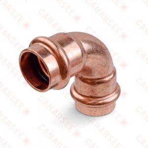 3/4" Press Copper 90° Elbow, Imported