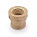 3/4" x 1/2" FPT Brass Coupling, Lead-Free
