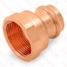 1" Press Copper x 1-1/4" Female Threaded Adapter, Imported