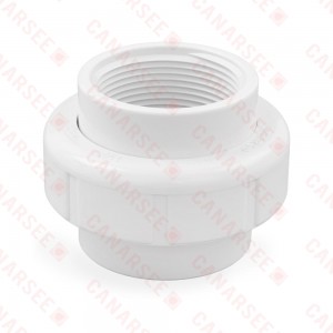 1-1/2" PVC (Sch. 40) FIP x FIP Union w/ Buna-N O-ring