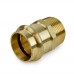 1" Press x Male Threaded Adapter, Lead-Free Brass, Imported