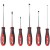 6-piece Magnetic Tip Screwdriver Set w/ Tri-Lobe Handles & Hex Shanks