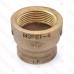 1-1/4" x 1" FPT Brass Coupling, Lead-Free