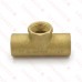 Matco Norca CRTF0403LF 3/4" C x 3/4" C x 1/2" Female Thread Cast Brass Adapter Tee, Lead Free