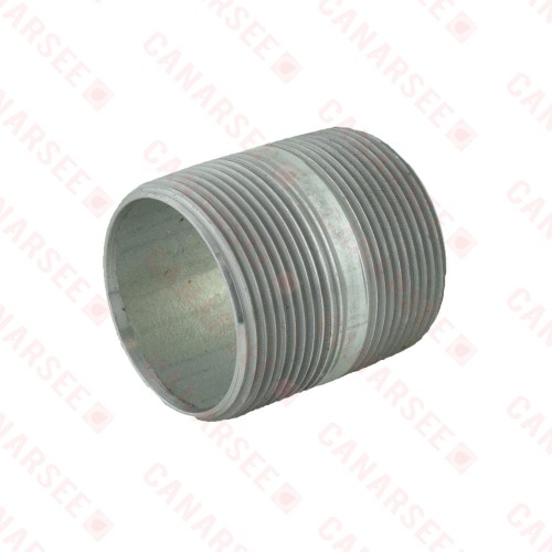 1-1/2” x 2” Galvanized Steel Pipe Nipple