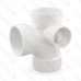 3" PVC DWV Sanitary Tee w/ 2" Right Side Inlet