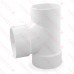 6" PVC DWV Sanitary Street Tee (Spigot x Socket x Socket)