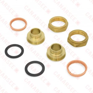 3/4" Sweat Brass Pump Unions Set, G150 ..