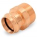 1-1/4" Copper Press x 1-1/2" Male Threaded Adapter, Imported