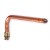 1/2" PEX Press Copper Stub Out Elbow for Viega PEX Tubing, 8" x 3.5"