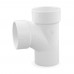 3" PVC DWV Sanitary Street Tee (Spigot x Socket x Socket)