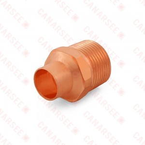 1/2" Copper x 3/4" Male Threaded Adapter