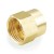 3/4" FGH x 1/2" FIP Brass Adapter, Lead-Free