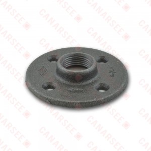 3/8" Black Floor Flange (Imported)