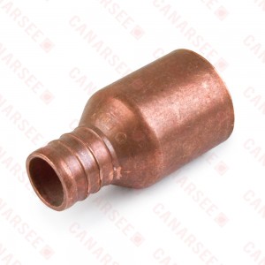 3/4" PEX x 1" Copper Fitting Adapter (Lead-Free Copper)