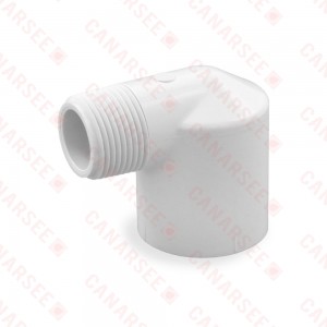 1" x 3/4" PVC (Sch. 40) Socket x MIP 90° Reducing Elbow